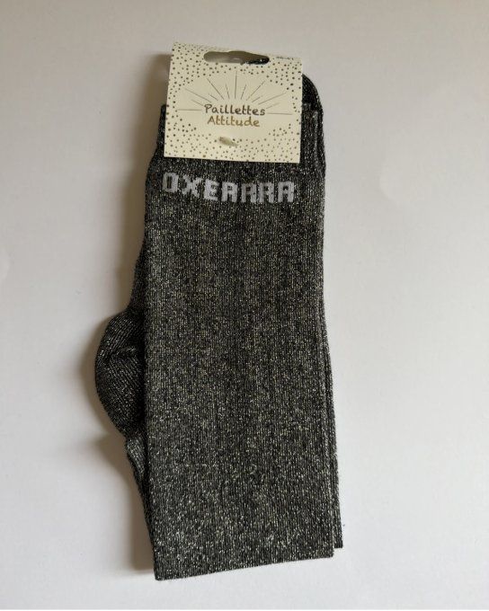 Chaussette Paillettes Attitude - Oxerrrr