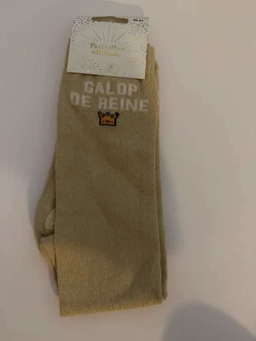 Chaussette Equitation Paillettes Attitude - Galop de Reine